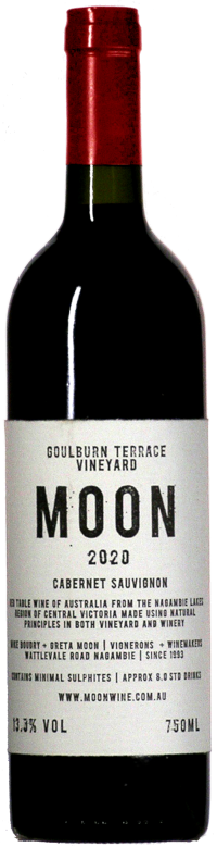 Bottle of MOON Cabernet Sauvignon